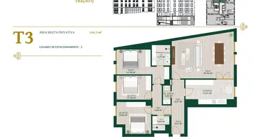 Appartement 3 chambres dans Alvalade, Portugal