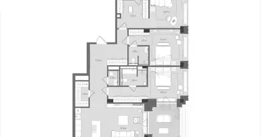 Apartamento 3 habitaciones en Moscú, Rusia