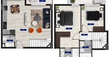 Appartement 3 chambres dans Alanya, Turquie