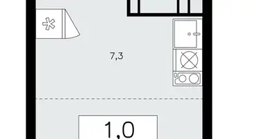 Appartement 1 chambre dans Kommunarka, Russie