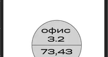 Büro 73 m² in Moskau, Russland