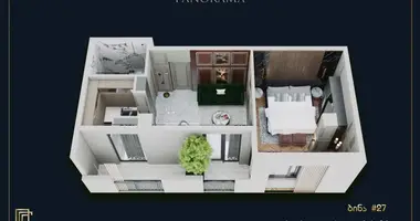 Maison 1 chambre dans Tbilissi, Géorgie