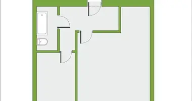Wohnung 1 zimmer in Warschau, Polen
