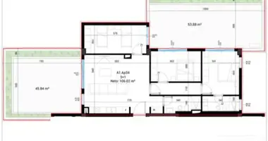Apartamento 3 habitaciones en Albania