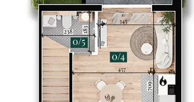 Квартира 4 комнаты в Klepacze, Польша