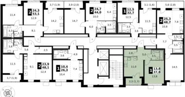 Apartamento 1 habitación en Leninsky District, Rusia