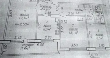 3 bedroom apartment in Babruysk, Belarus