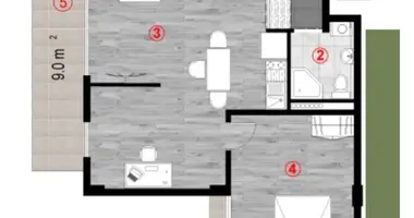 2 bedroom apartment in Batumi, Georgia