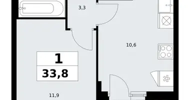 Appartement 1 chambre dans Kommunarka, Russie