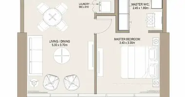 1 bedroom apartment in Dubai, United Arab Emirates