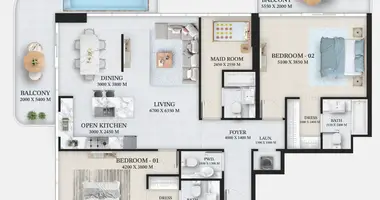 2 bedroom apartment in Dubai, United Arab Emirates