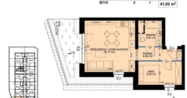 Appartement 1 chambre dans Poznan, Pologne