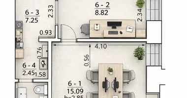 Nieruchomości komercyjne 34 m² w Kowno, Litwa