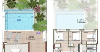 Appartement 3 chambres dans Demos Agiou Athanasiou, Chypre