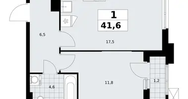 Appartement 1 chambre dans Troïtsk, Russie