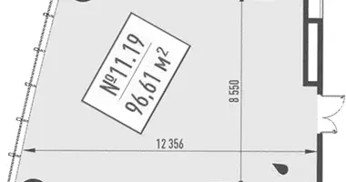 Bureau 95 m² dans Moscou, Russie