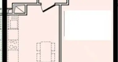 Mieszkanie 1 pokój w Odessa, Ukraina