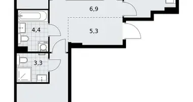Mieszkanie 3 pokoi w Kommunarka, Rosja