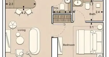 1 bedroom apartment in Dubai, United Arab Emirates