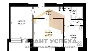 2 room apartment in Brest, Belarus