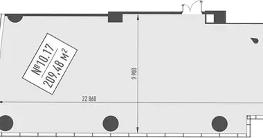Büro 229 m² in Moskau, Russland
