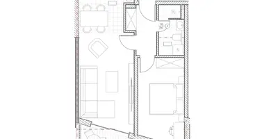 Wohnung 1 zimmer in Boreti, Montenegro