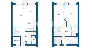 Appartement 2 chambres dans Rajaportti, Finlande