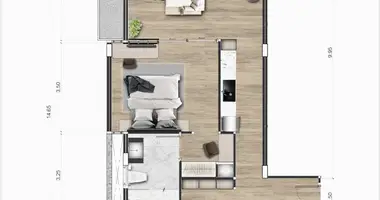 Wohnung 2 Schlafzimmer in Pa Tong, Thailand