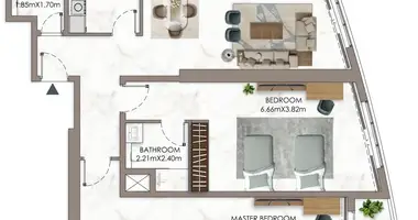 Wohnung 2 Schlafzimmer in Adschman, Vereinigte Arabische Emirate