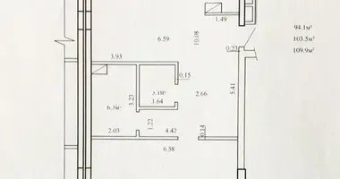Wohnung 4 zimmer in Minsk, Belarus