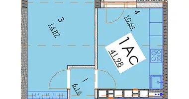 Mieszkanie 1 pokój w Mińsk, Białoruś