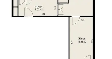 Квартира 3 комнаты в Минск, Беларусь