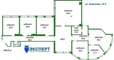 Bureau 423 m² dans Minsk, Bélarus