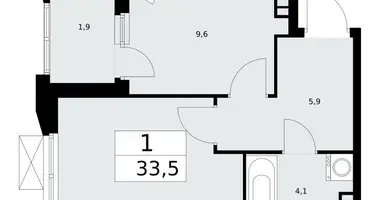 Appartement 1 chambre dans Kommunarka, Russie