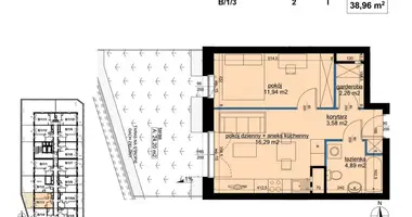 Appartement 1 chambre dans Poznan, Pologne
