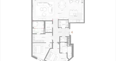 Wohnung 2 zimmer in Moskau, Russland