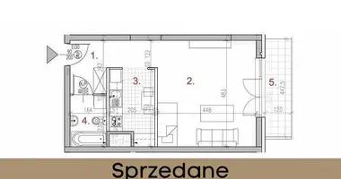 Wohnung 1 zimmer in Smolice, Polen