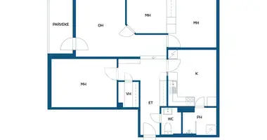 Apartamento en Turku sub region, Finlandia