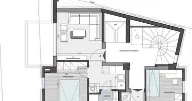 Квартира 2 комнаты в Municipality of Thessaloniki, Греция