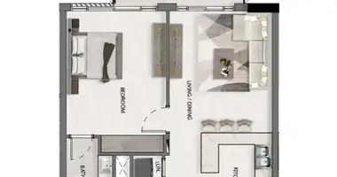 Appartement 1 chambre dans Doubaï, Émirats arabes unis