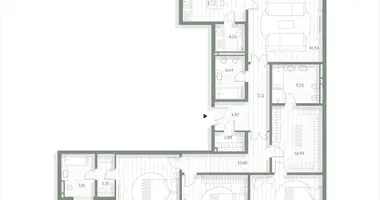 Квартира 3 комнаты в Москва, Россия