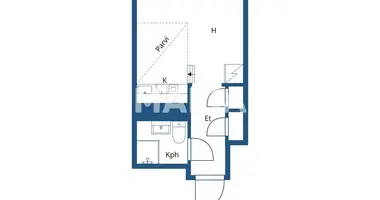 1 room apartment in Helsinki sub-region, Finland