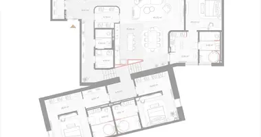 Wohnung 3 zimmer in Moskau, Russland