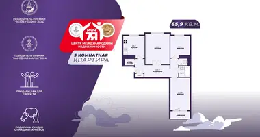 3 room apartment in Minsk, Belarus