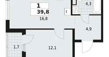Wohnung 1 zimmer in Wsewoloschsk, Russland