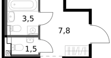 Apartamento 2 habitaciones en Leninsky District, Rusia