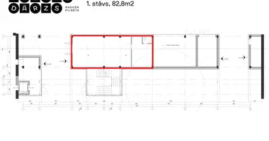 Nieruchomości komercyjne 83 m² w Ryga, Łotwa