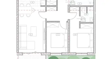 Apartamento 2 habitaciones en Boreti, Montenegro