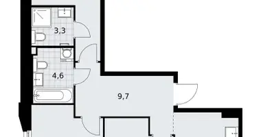 Appartement 3 chambres dans Troïtsk, Russie