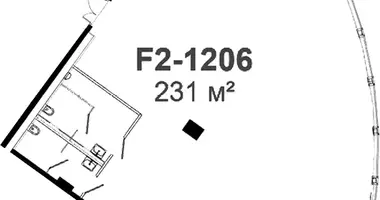Büro 231 m² in Moskau, Russland